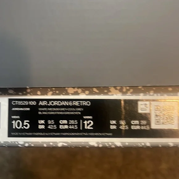 Air Jordan 6 cool grey - Picture 9 of 10